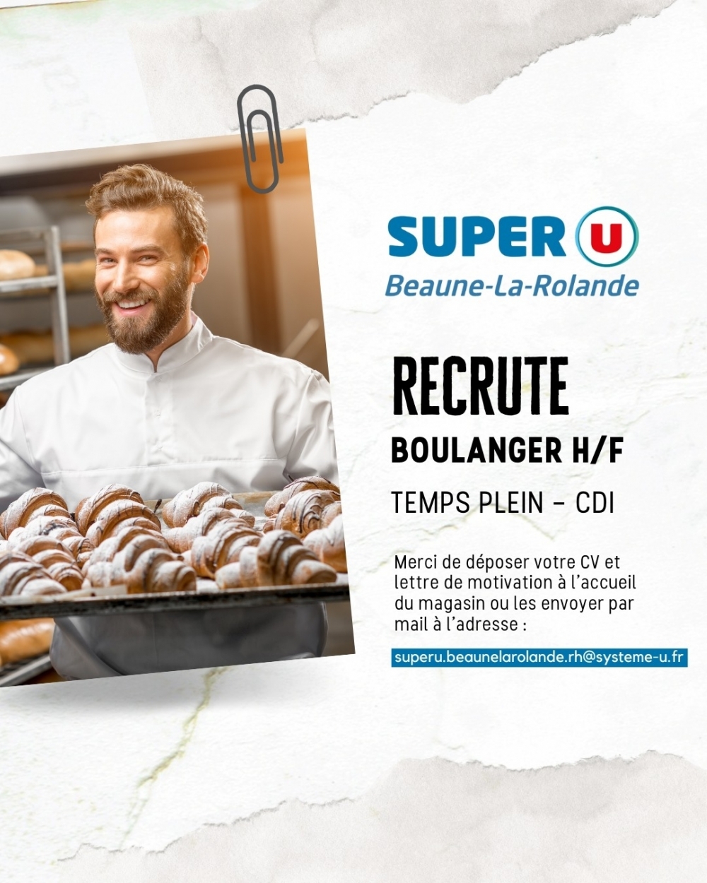 Super U Beaune la Rolande - Commune de Boynes