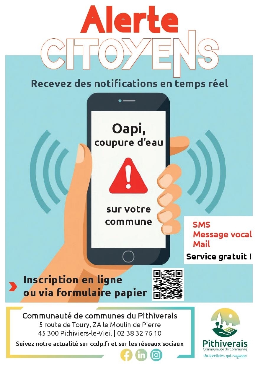 Alerte - Commune de Boynes