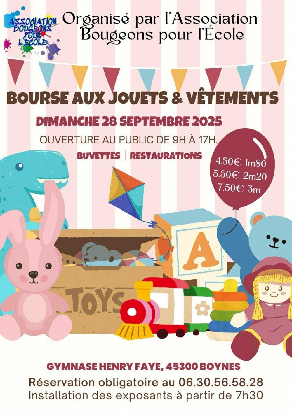 Bourse aux jouets & vêtements - Commune de Boynes