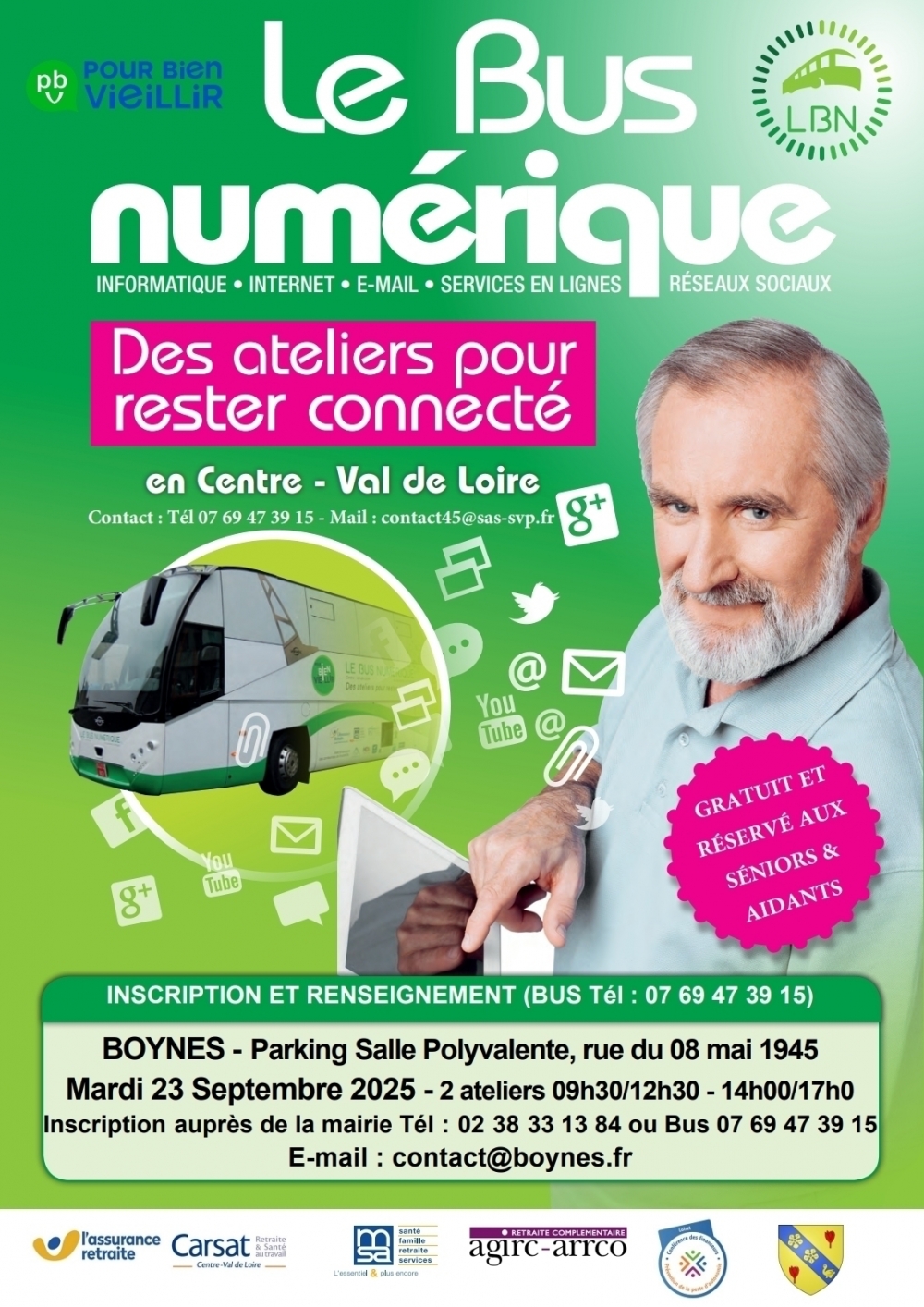 Bus numérique - Commune de Boynes