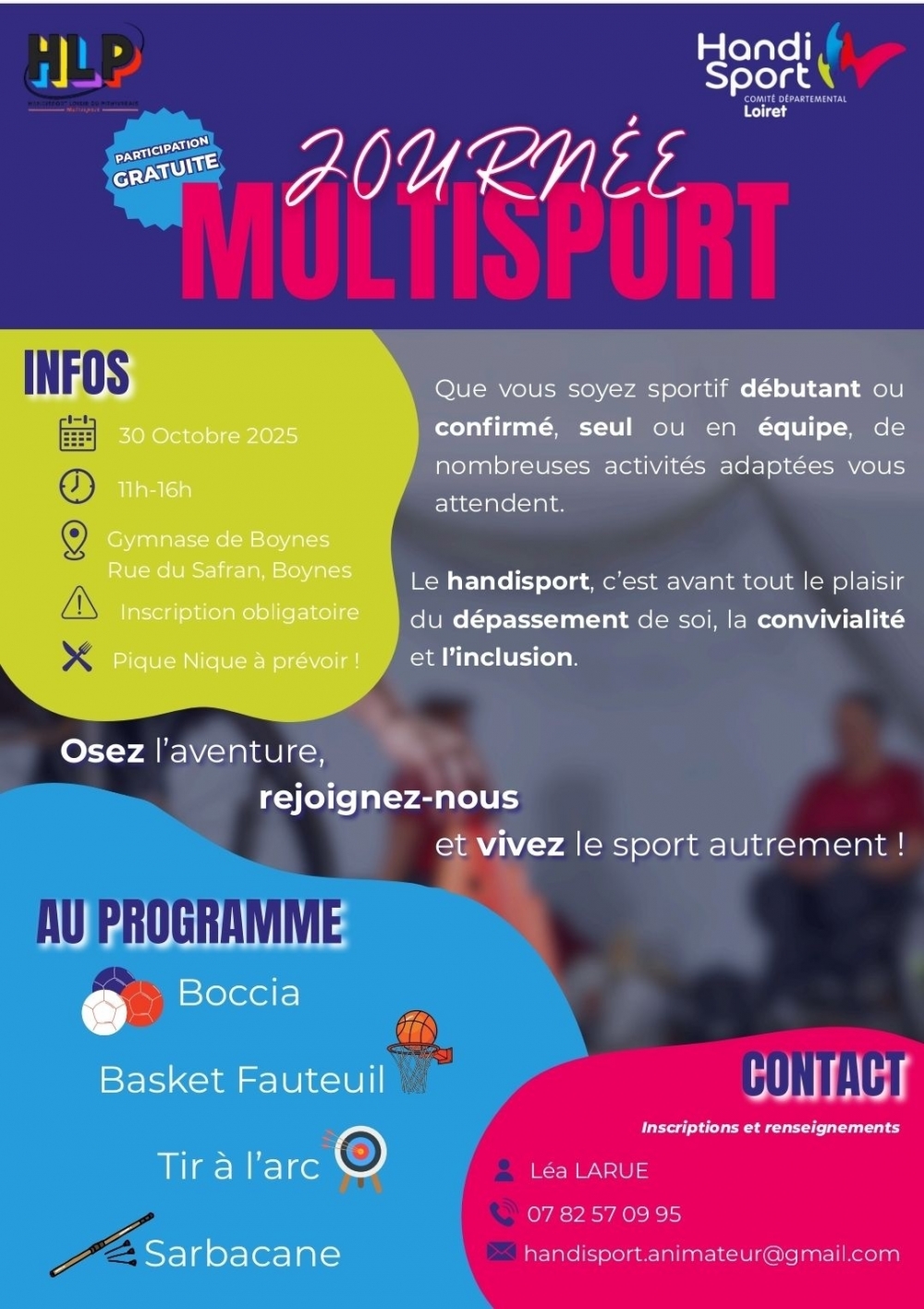 Journée multisport - Commune de Boynes