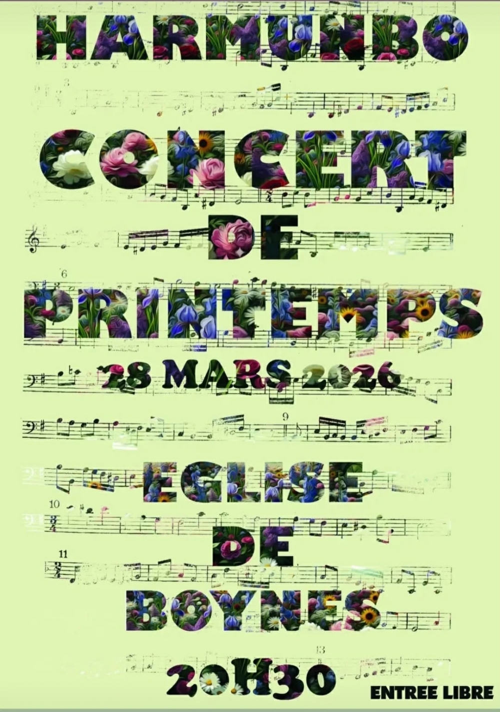 Concert de printemps - Commune de Boynes