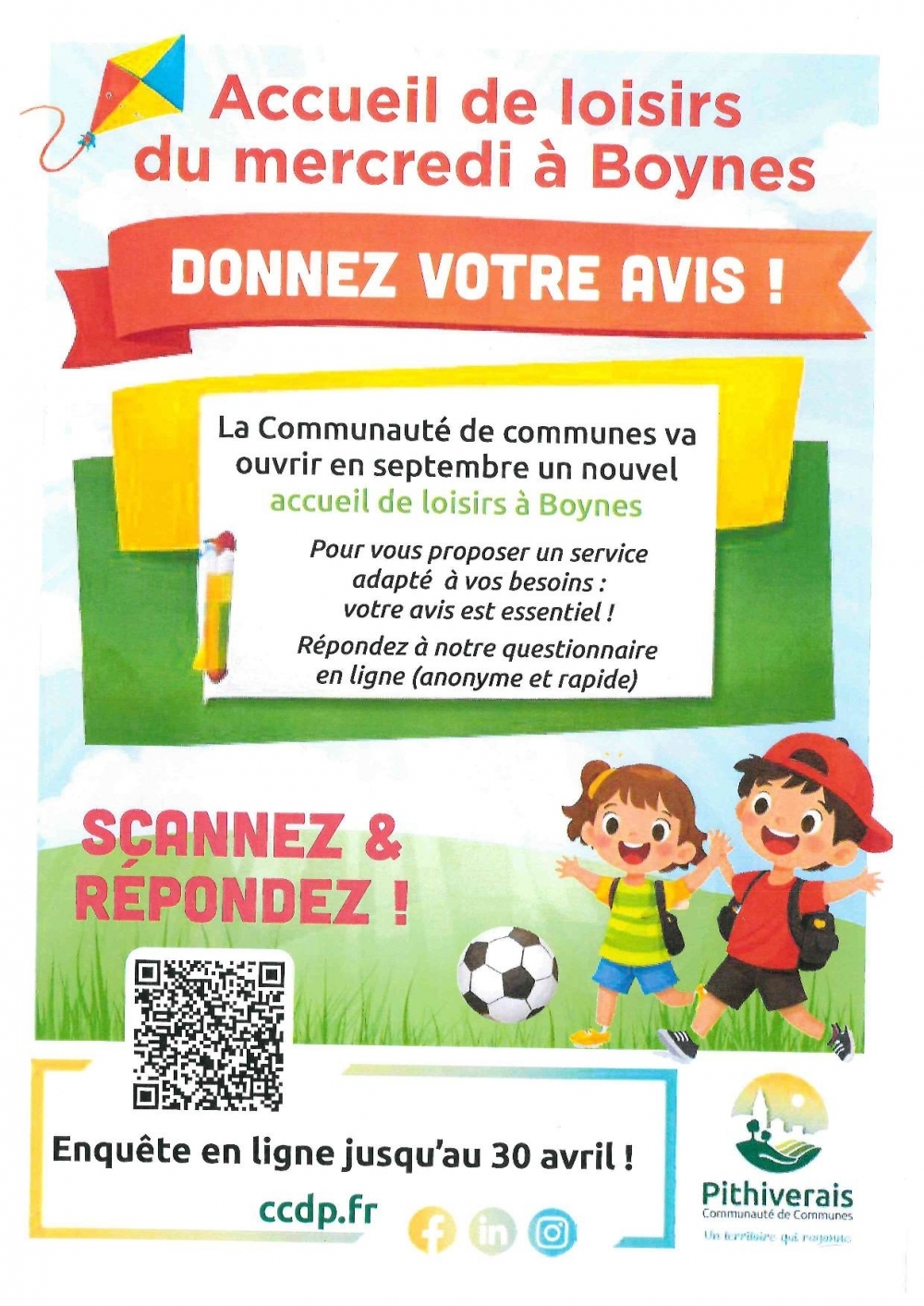 Acceuil de loisirs - Commune de Boynes