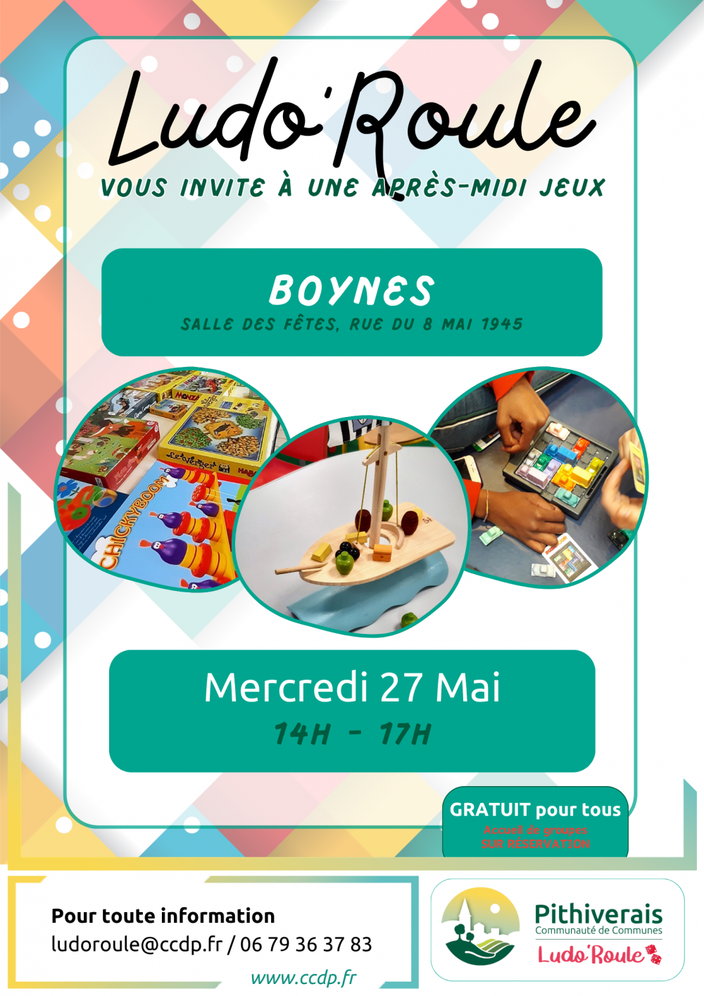 ludothèque itinérante - Commune de Boynes