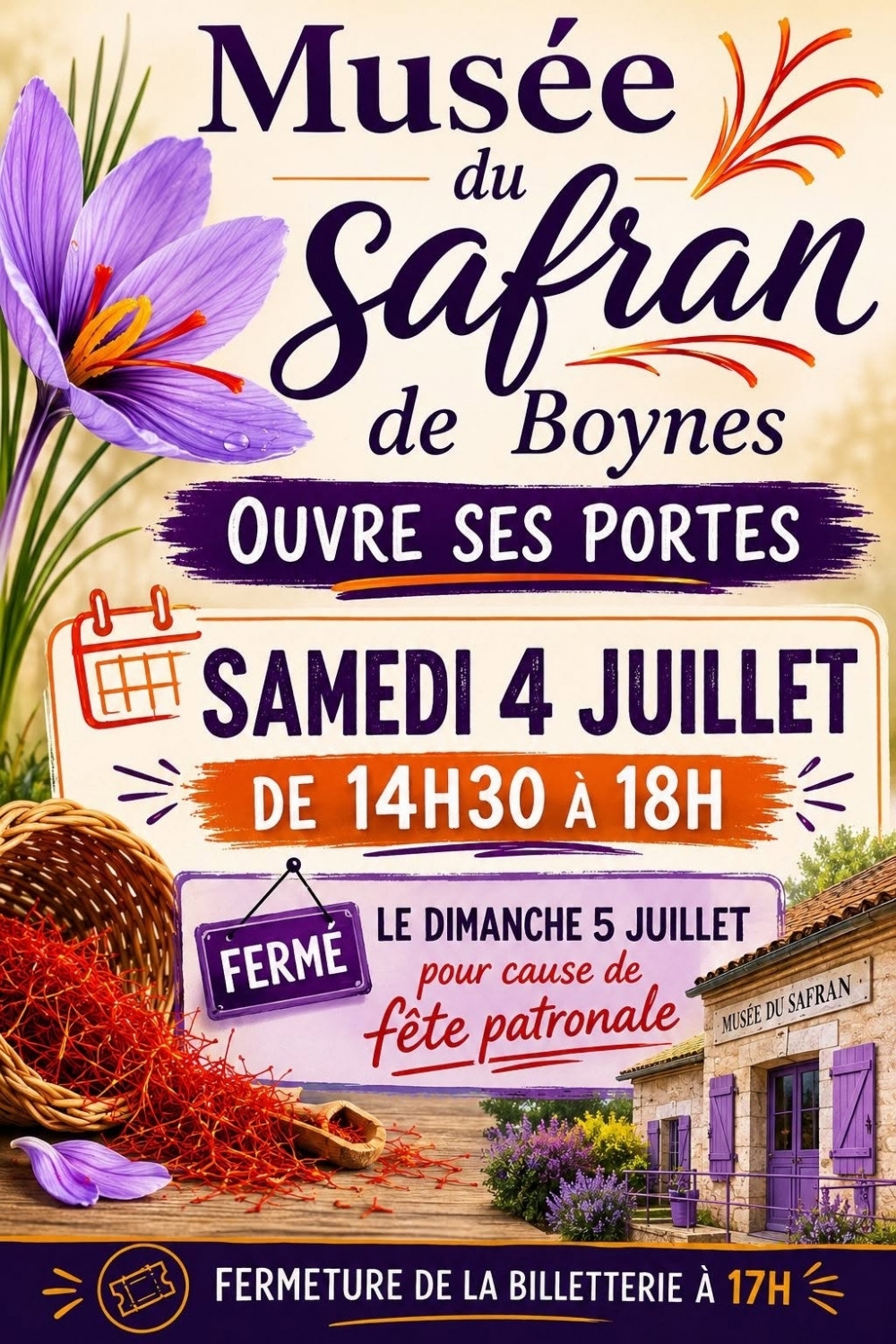 Musée du Safran - Commune de Boynes