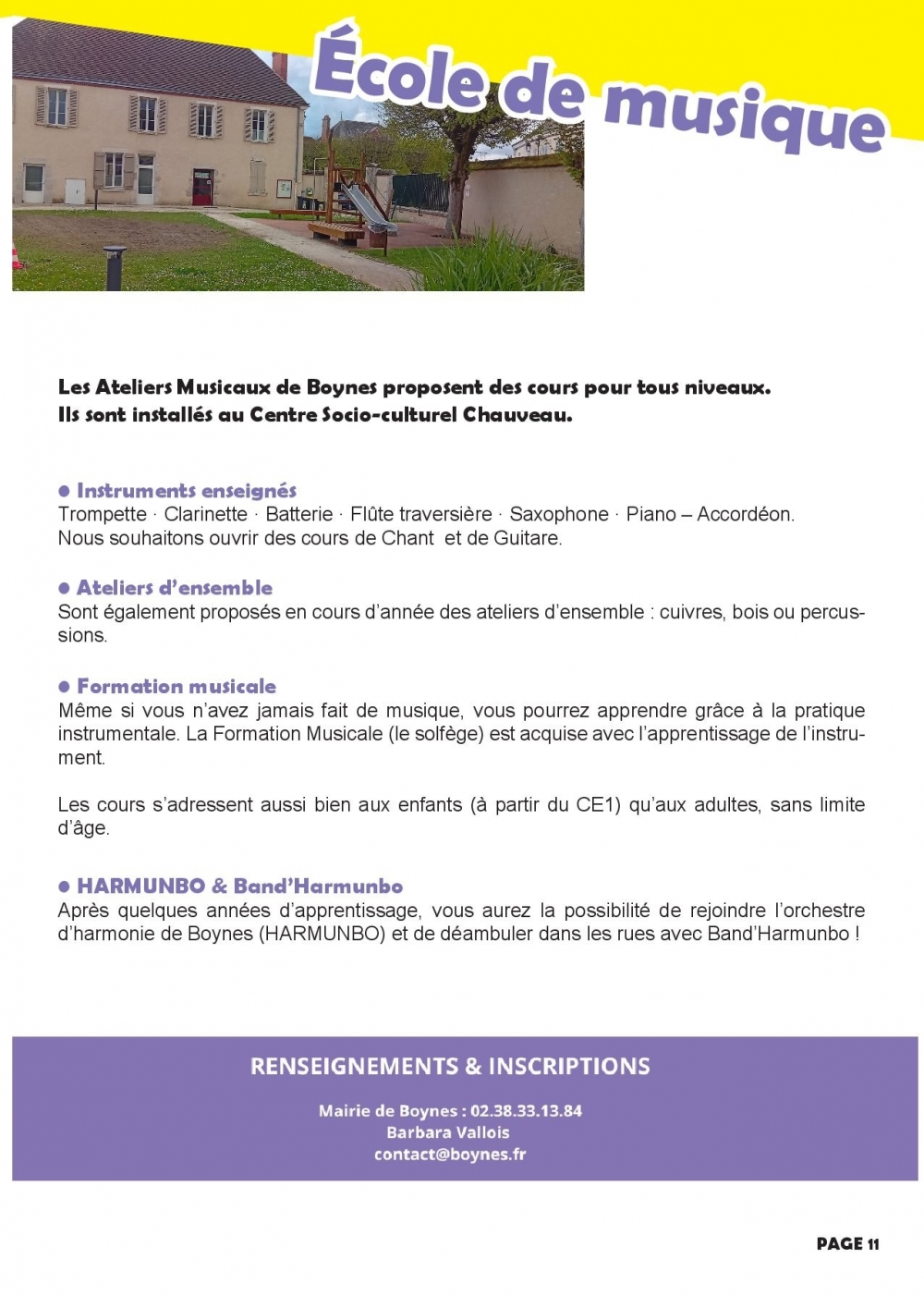 INFOS - Commune de Boynes