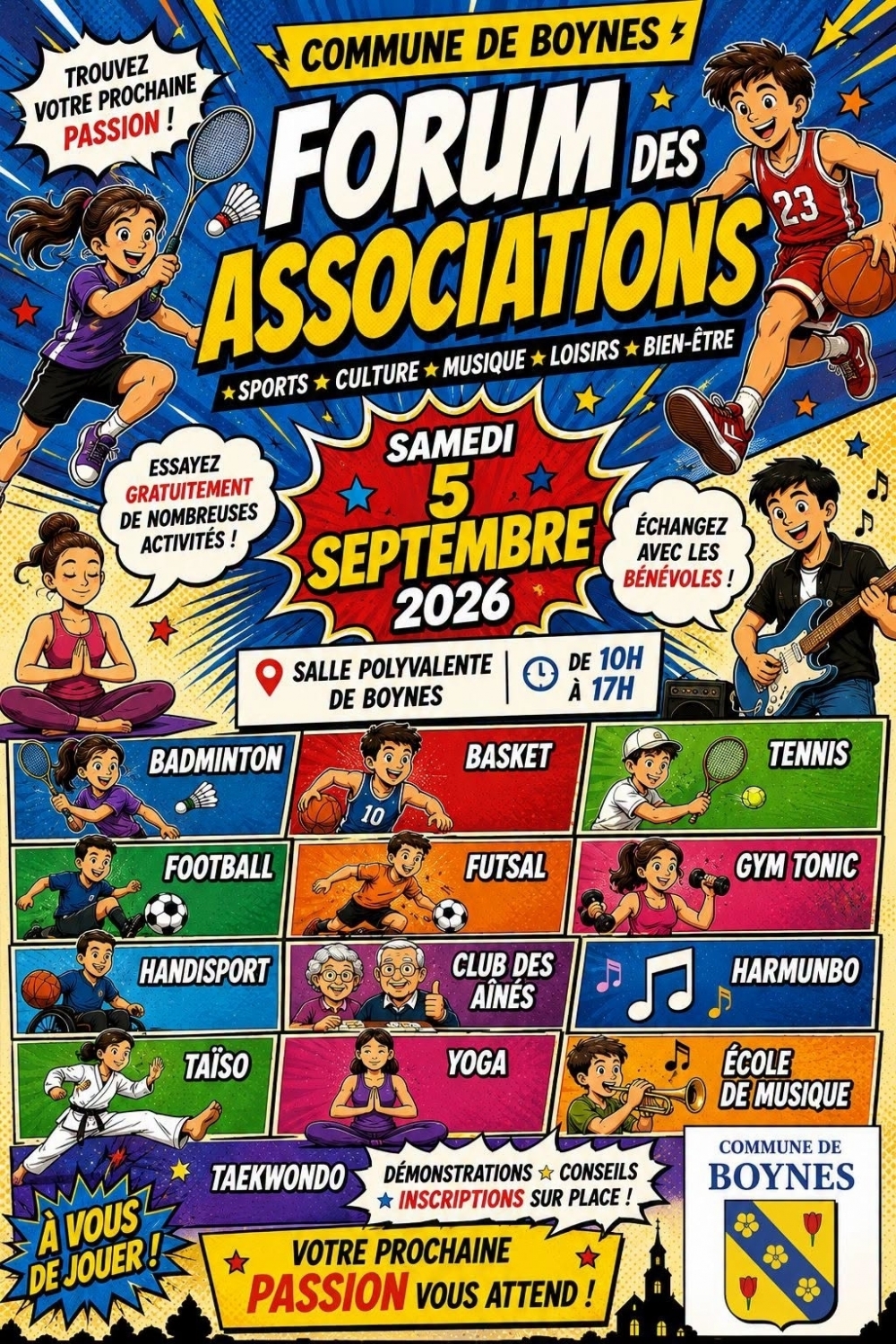 Forum des associations - Commune de Boynes