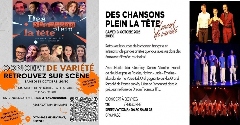 Des chansons pleins la tête - Commune de Boynes