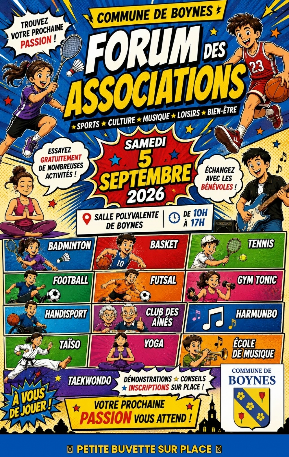 Forum des associations - Commune de Boynes