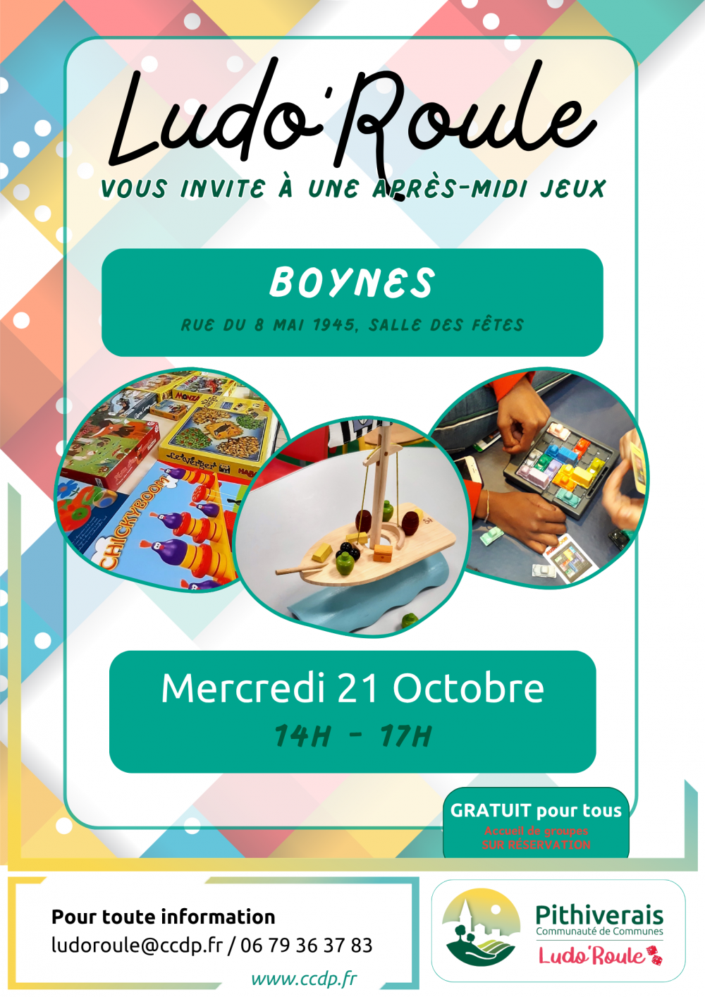 Ludo 'Roule - Commune de Boynes