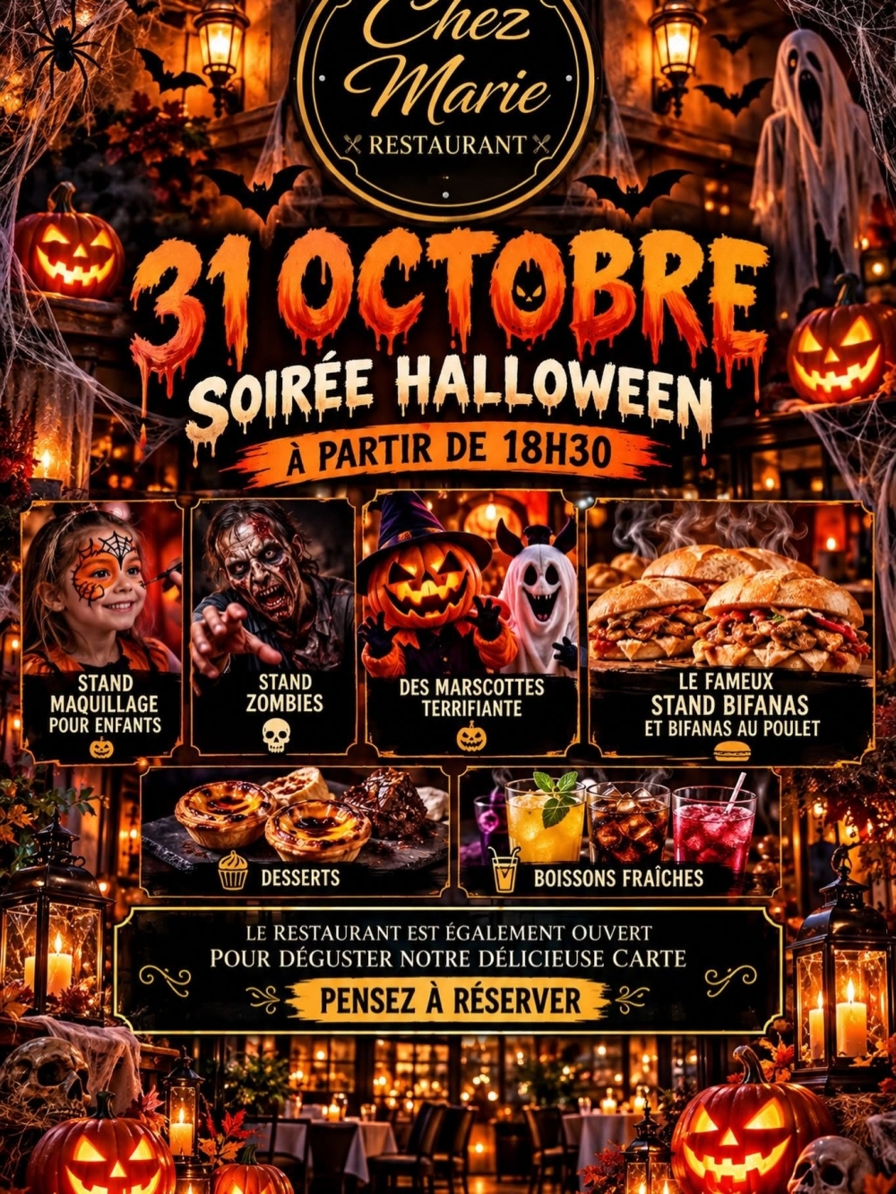 soirée Halloween "Chez Marie" - Commune de Boynes