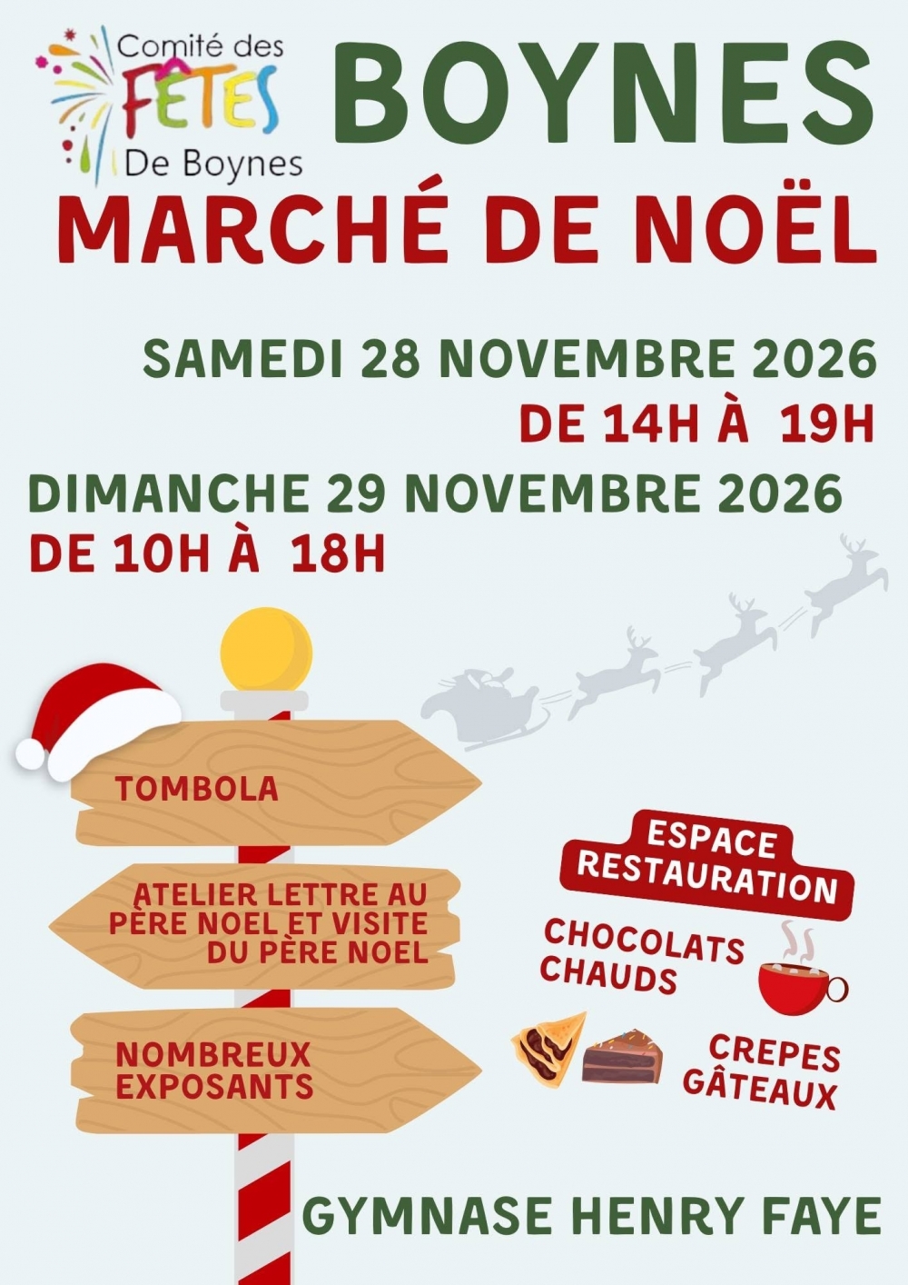 Marché de Noël - Commune de Boynes